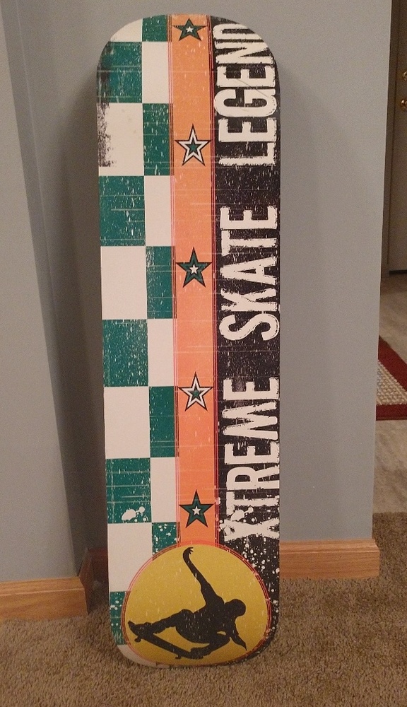 Skateboard wall decor